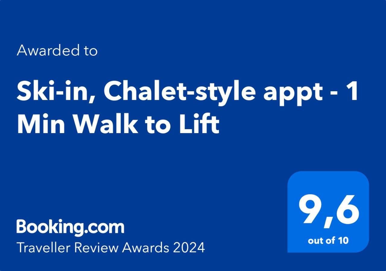 Ski-In, Chalet-Style Appt Central Verbier - 1 Min Walk To Lift المظهر الخارجي الصورة