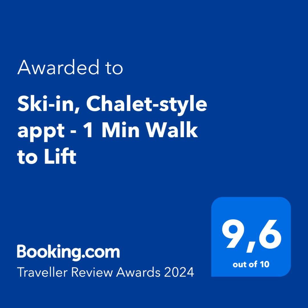Ski-In, Chalet-Style Appt Central Verbier - 1 Min Walk To Lift المظهر الخارجي الصورة